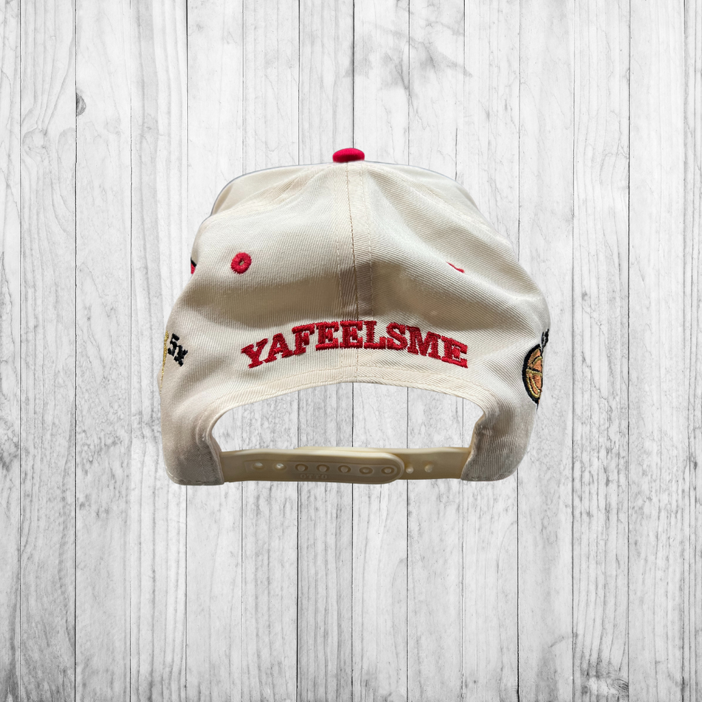 **EXTREMELY LIMITED** GOAT Crème & Red Y Snapback