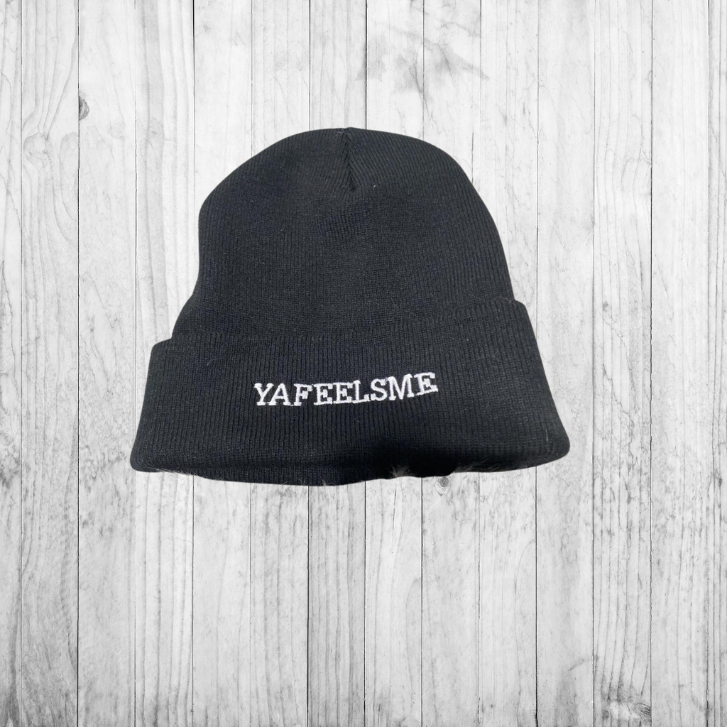 “Y” Beanie -Black