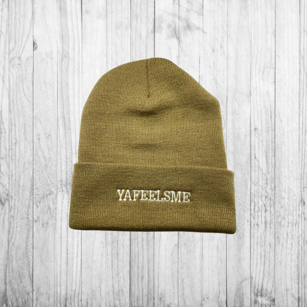 “Y” Beanie -Tan