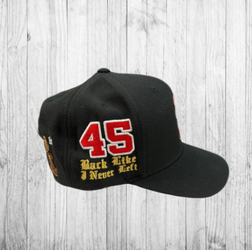 **EXTREMELY LIMITED** GOAT Black & Red Y Snapback 2.0